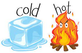 Cold icecube and hot fire 447221 - Download Free Vectors, Clipart Graphics  & Vector Art